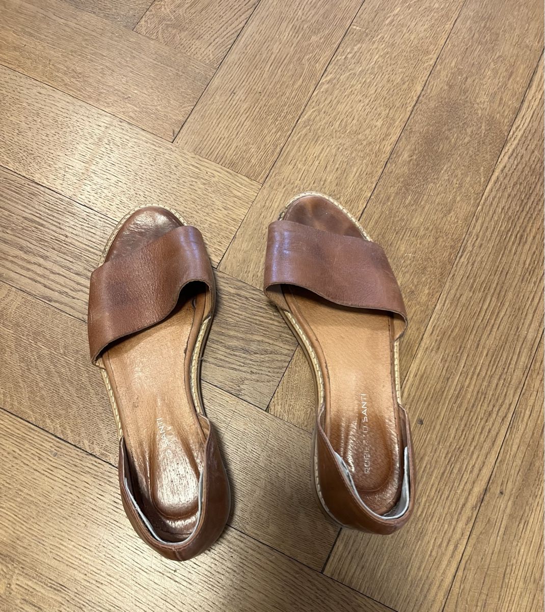 Roberto Santi Scarpe da donna: Sandale Damen Leder braun 36 – Usato da Basel venduto da blumenkimd 1