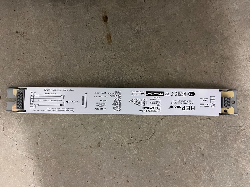 Elektronisches Vorschaltgerät für 2 Leuchtstofflampe | Kaufen auf Ricardo