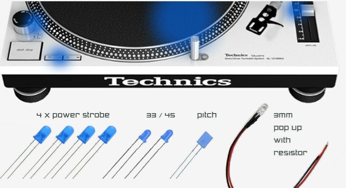 Technics Giradischi: Technics SL1200 1210 Led Umbausatz Blau – Nuovo e nell'imballaggio originale da Basel venduto da Ragazinc 4