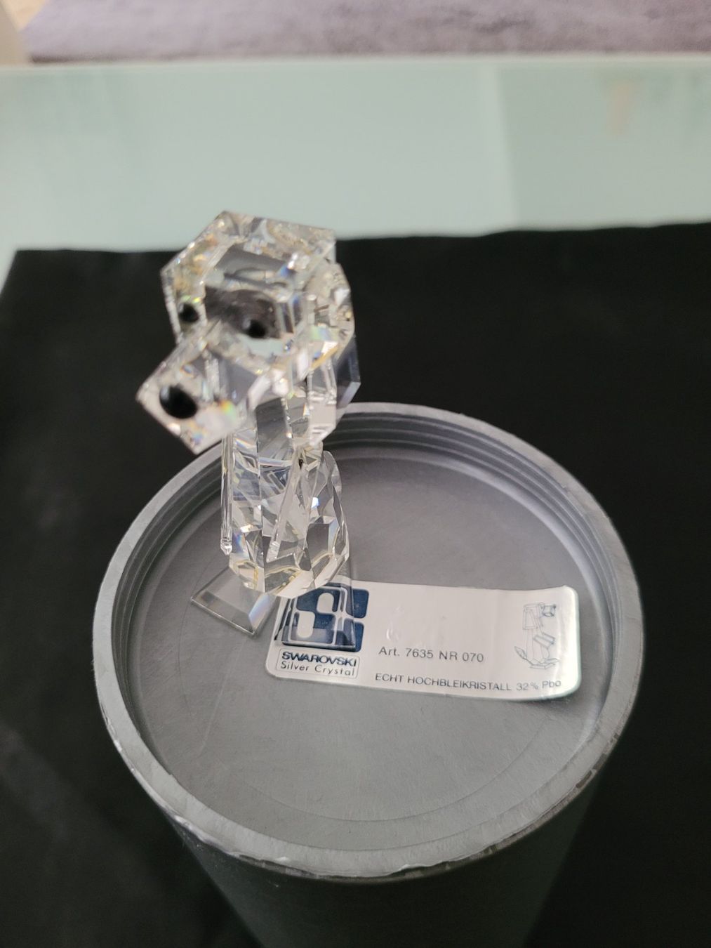 Swarovski Statuette: Swarovski Hund Pluto stehend Vintage 7635 / 070 – Usato da Wilen b. Wollerau venduto da Flitzi