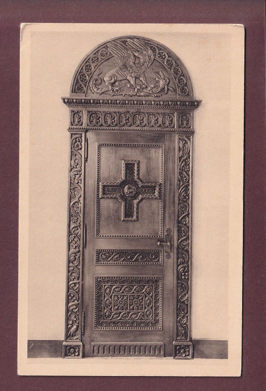 Cartoline postali: Temple de CAROUGE - Porte de la Résurrection – Usato da Pully venduto da nicecards