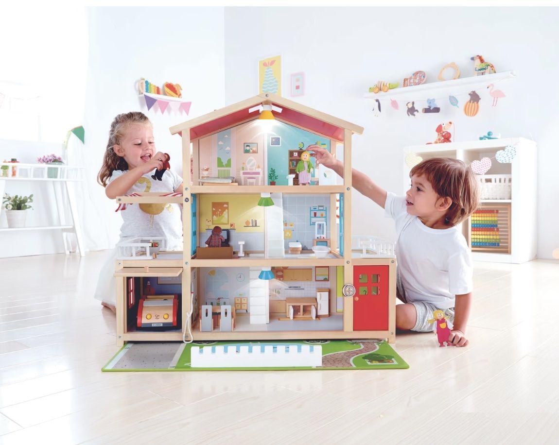 Hape Case e mobili per bambole: Hape Puppenhaus – Nuovo (secondo la descrizione) da Gebenstorf venduto da Stanulov