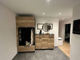 Hochwertige Garderobe Möbel-Set Eiche Optik 