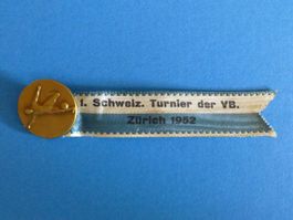 Rare Anstecknadel Fussball Zürich 1952