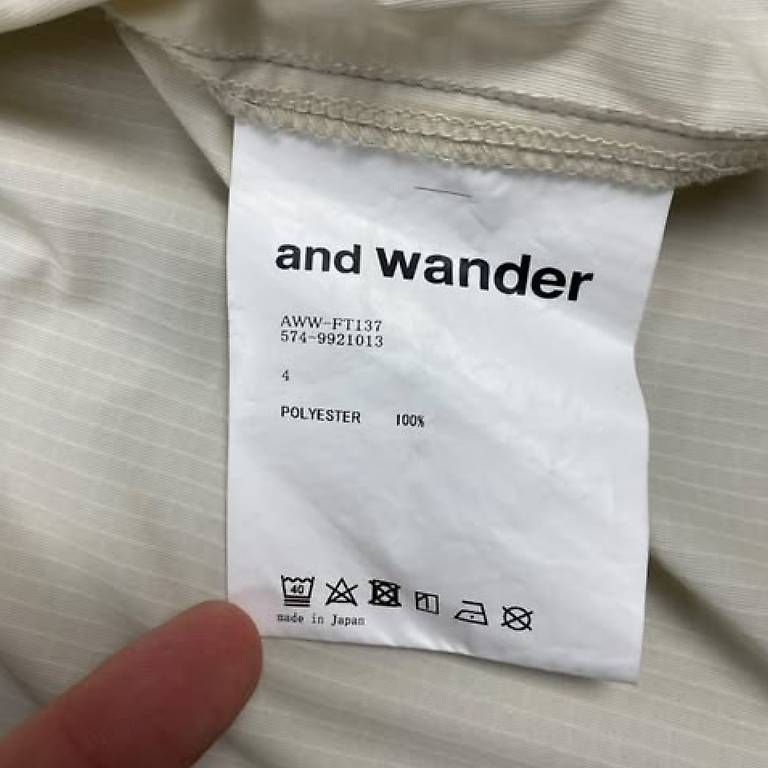 Giacche: And Wander x Slam Jam Jacke – Usato da Bern venduto da wuler15 4