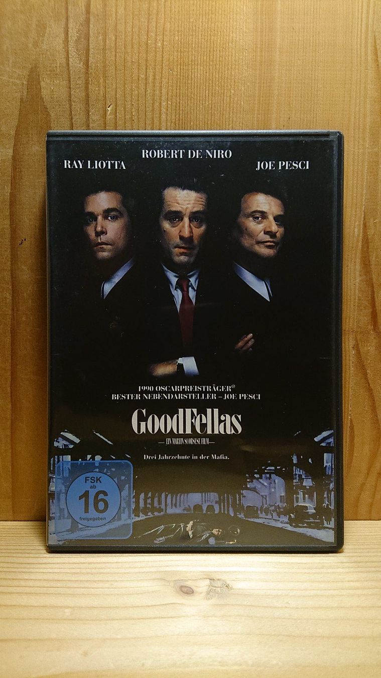 Tutti i DVDs: GOODFELLAS DVD mit Robert De Niro und Ray Liotta – Usato da Wilderswil venduto da Exebub