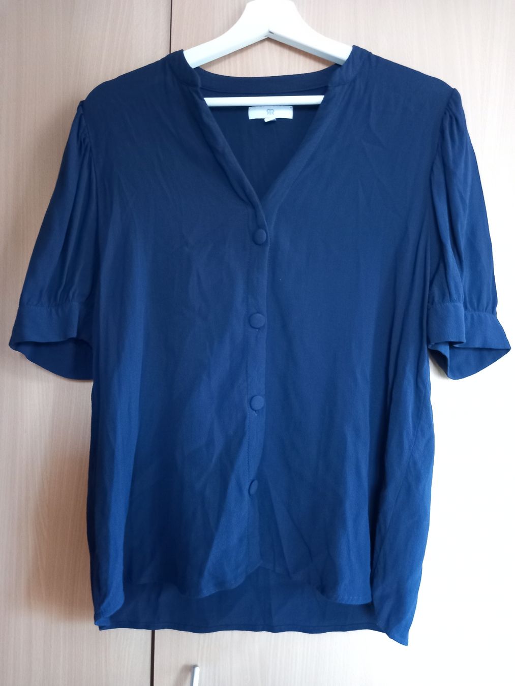 La Redoute Camicette: Blouse bleu marine à manches courtes – Usato da Faoug venduto da per_kp6r