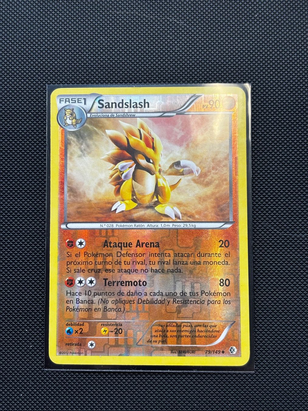 Pokémon Carte collezionabili: It -  Sandlash Reverse 79/149 - Pokémon – Usato da Neuchâtel venduto da caraadryn