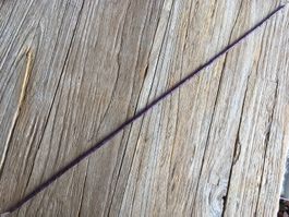 AMETHYST KETTENSTRANG  ZYLINDER 6 x 3,5mm  LÄNGE 48cm