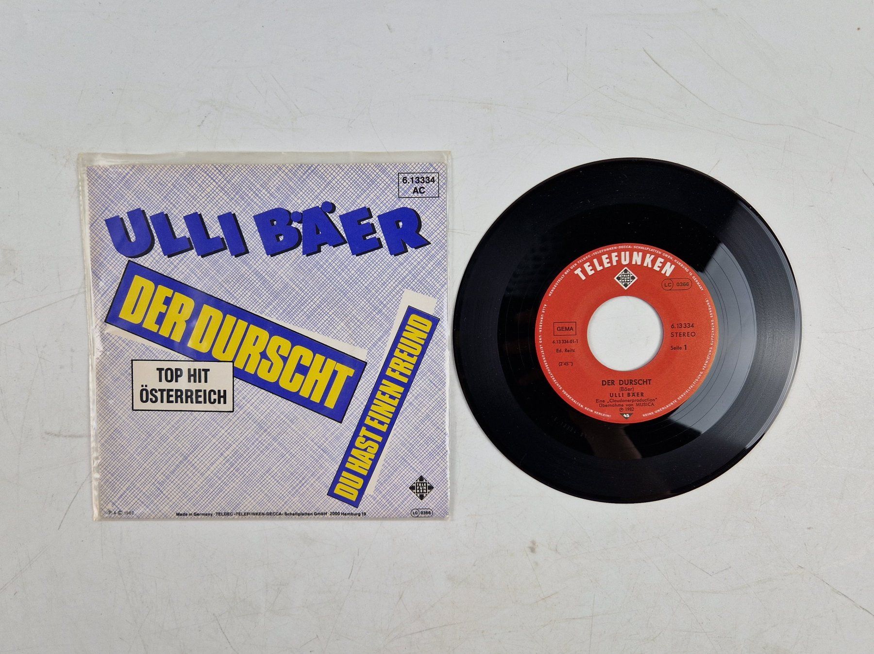 Dischi in vinile: Ulli Bäer (1 Single) – Usato da Muhen venduto da Restwert_Muhen 1