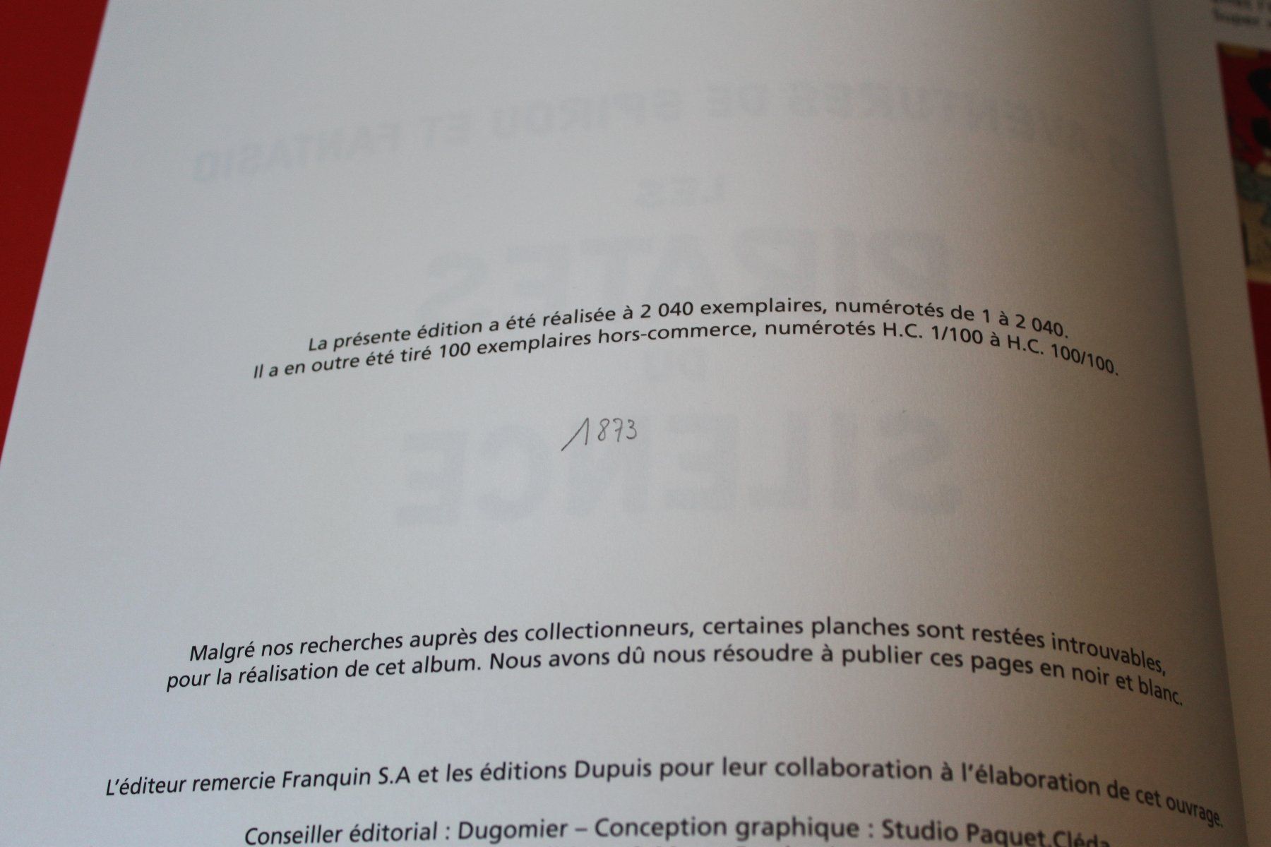Comics: Franquin - Version originale - Les pirates du silence – Gebraucht aus Reconvilier von uncleho123 3