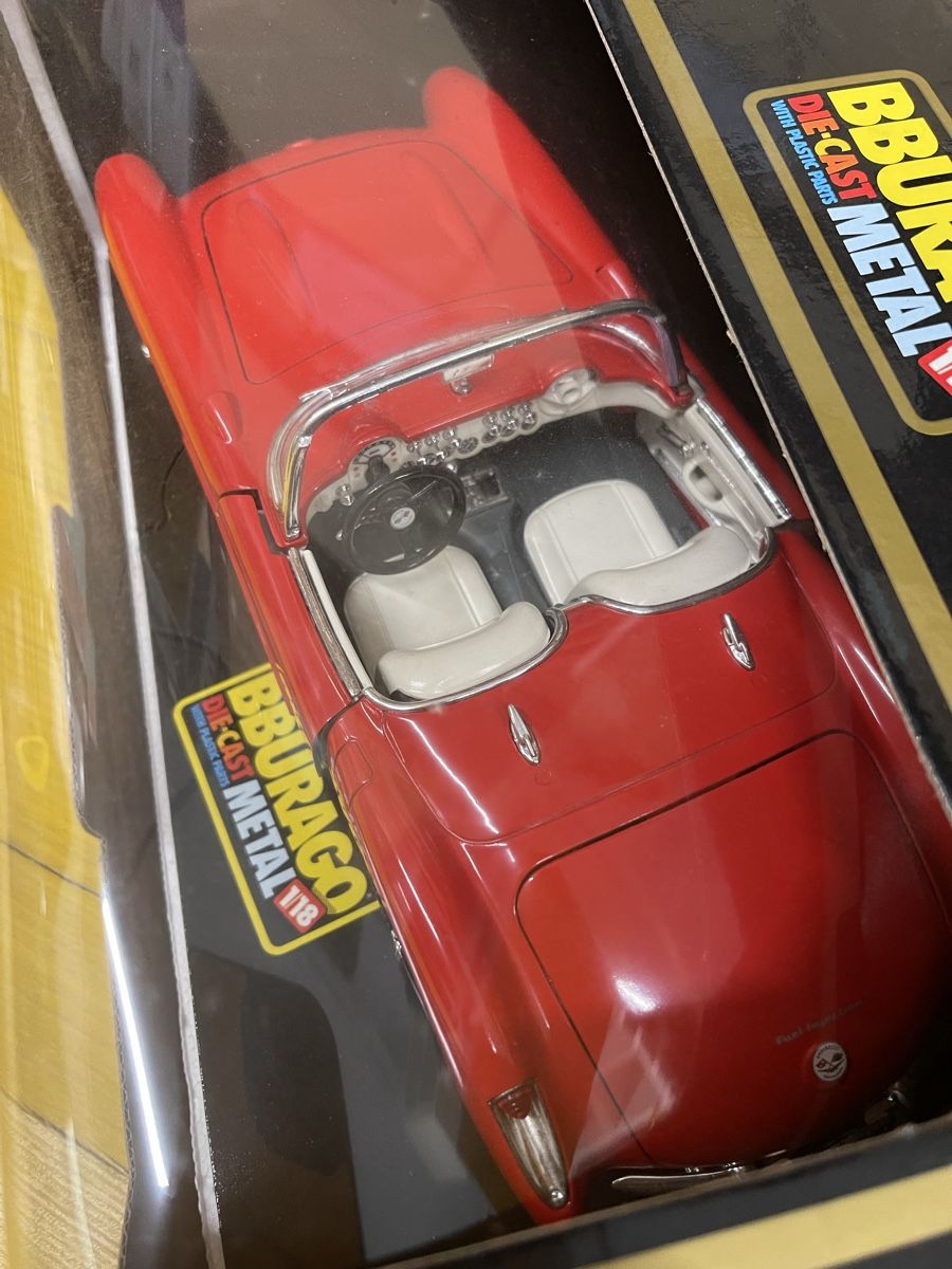 Bburago Modellini d'auto: Corvette  1957   1:18   Burago – Nuovo (secondo la descrizione) da Nänikon venduto da R_rota 1