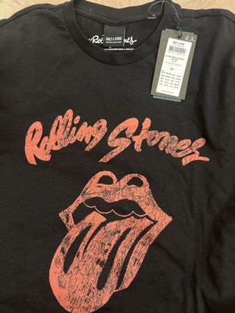 Schwarz Rolling Stones T-Shirt Gr. XS/S NEU – Sommer 2023 55