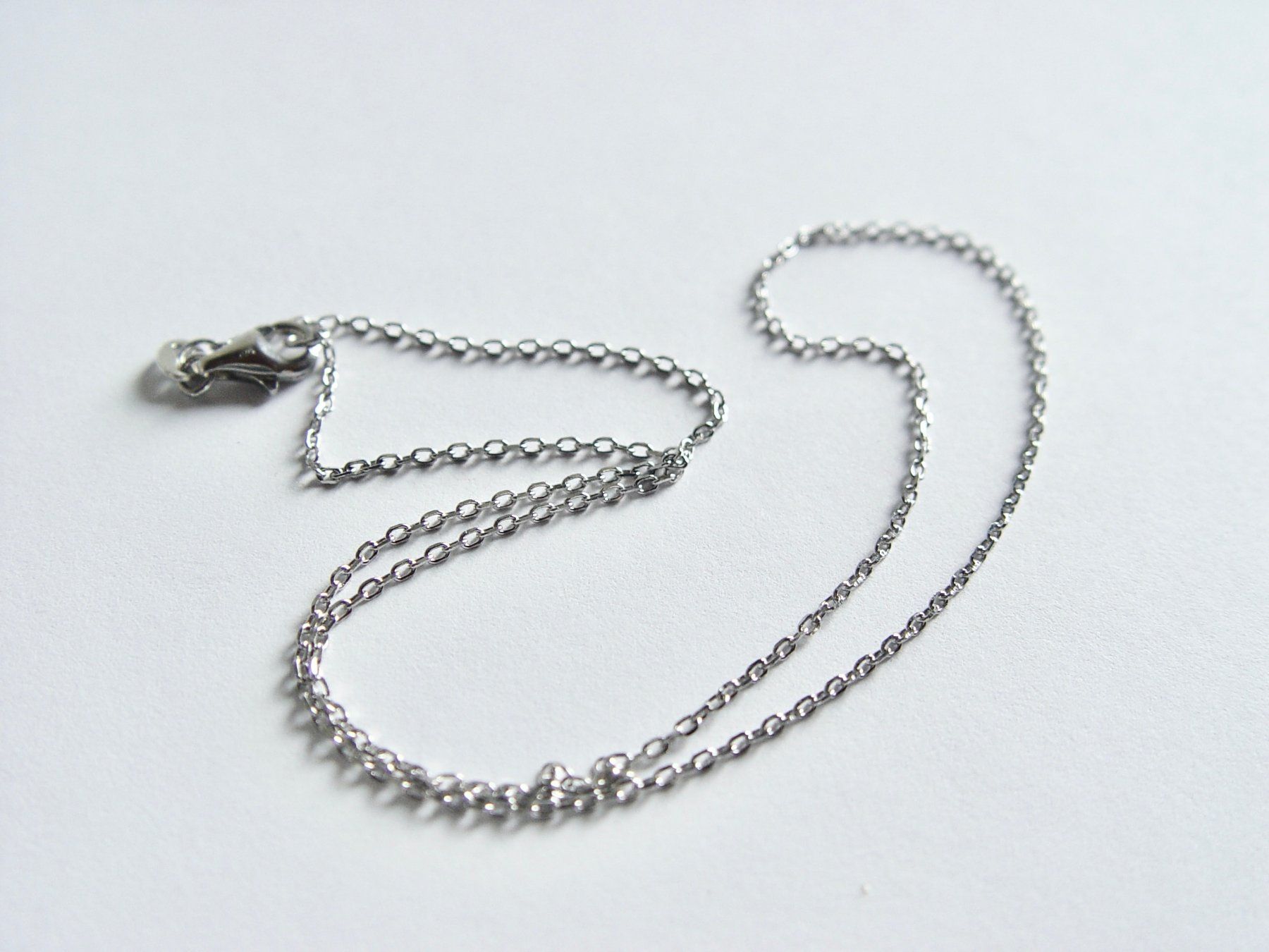 Catenine: Feine Kette aus Silber 925, rhodiniert – Usato da Henggart venduto da gernli 2