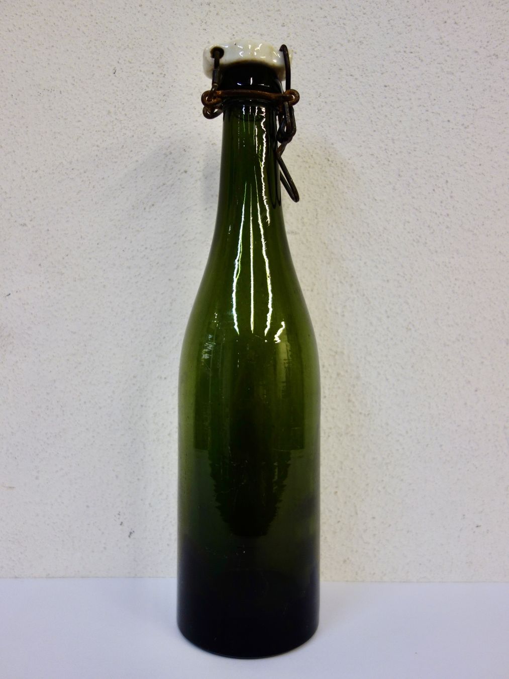Gläser, Krüge & Flaschen: kleine alte Flasche SCHWEIZER GETRÄNKE A.G. MÄNNEDORF – Gebraucht aus Kerzers von Flaschenposten 4