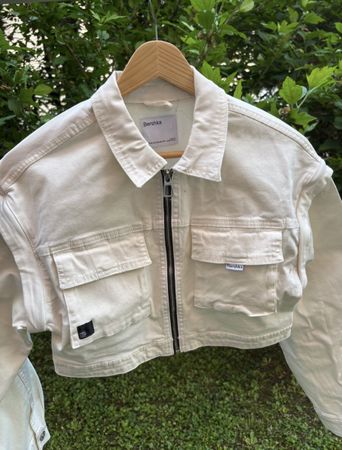 Gilet-Jacke Weiss