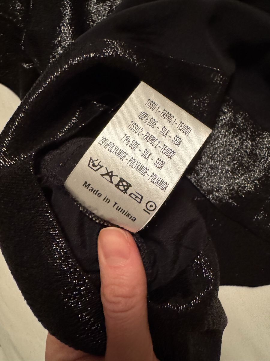 Sandro Top: Elegant Sandro Silk Blend Top, Size 1 – Usato da Vesenaz venduto da nat_mq8l 4