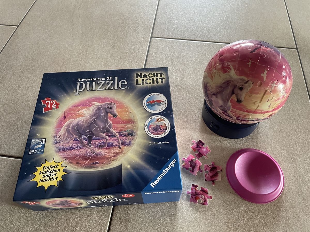 Ravensburger Puzzle: Ravensburger 3D Puzzle Pferde am Strand – Usato da Emmen venduto da Priska2009