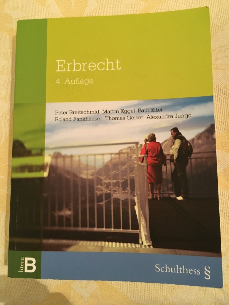 Libri: Erbrecht (4. Auflage) – Usato da Düdingen venduto da pyl_dv98