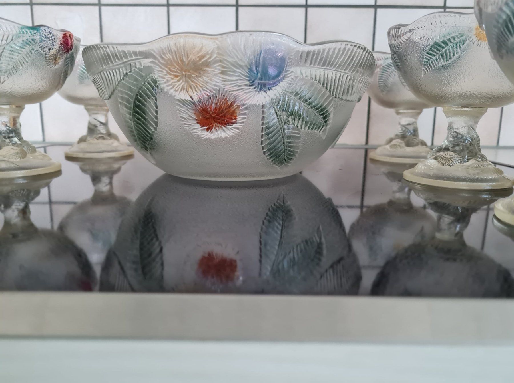 Migros Set di piatti: Dessert Geschirr mit Blumen – Usato da Salez venduto da muss-ich-haben-02 1