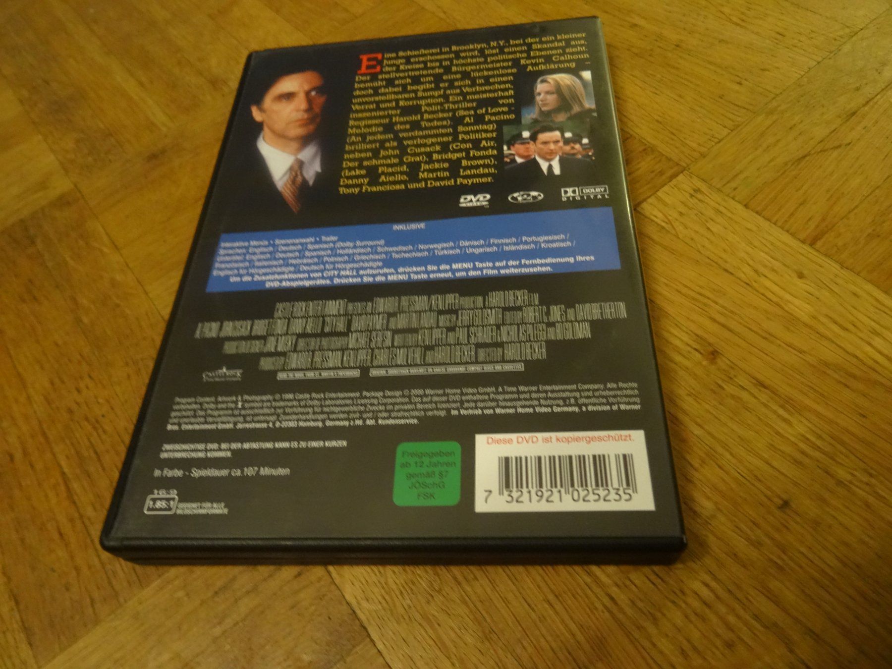 Tutti i DVDs: City Hall DVD – Usato da Olten venduto da Disc-Verkauf 2