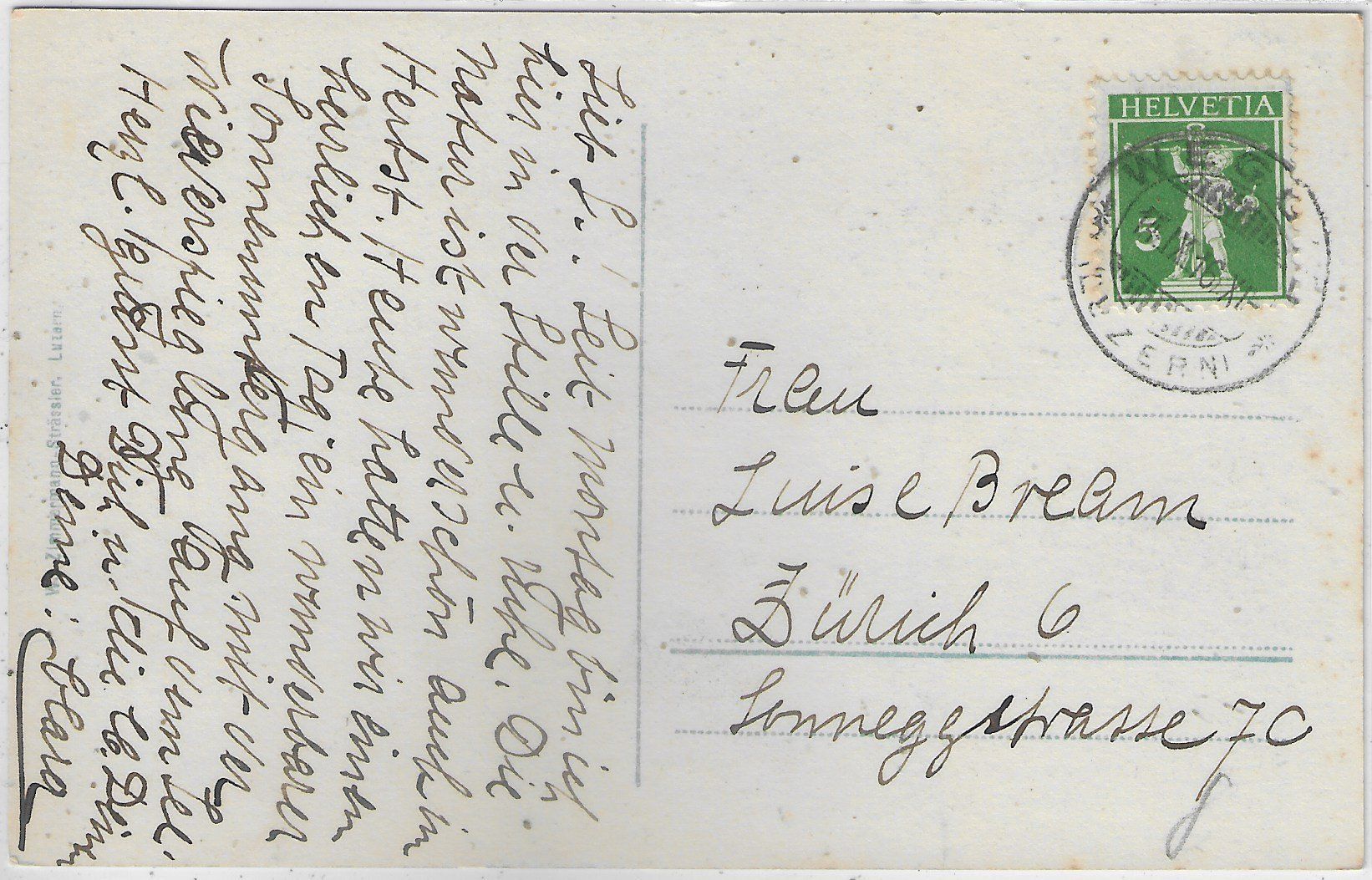 Cartoline postali: Weggis und die Alpen – Usato da Ettingen venduto da Kartenplanet 1