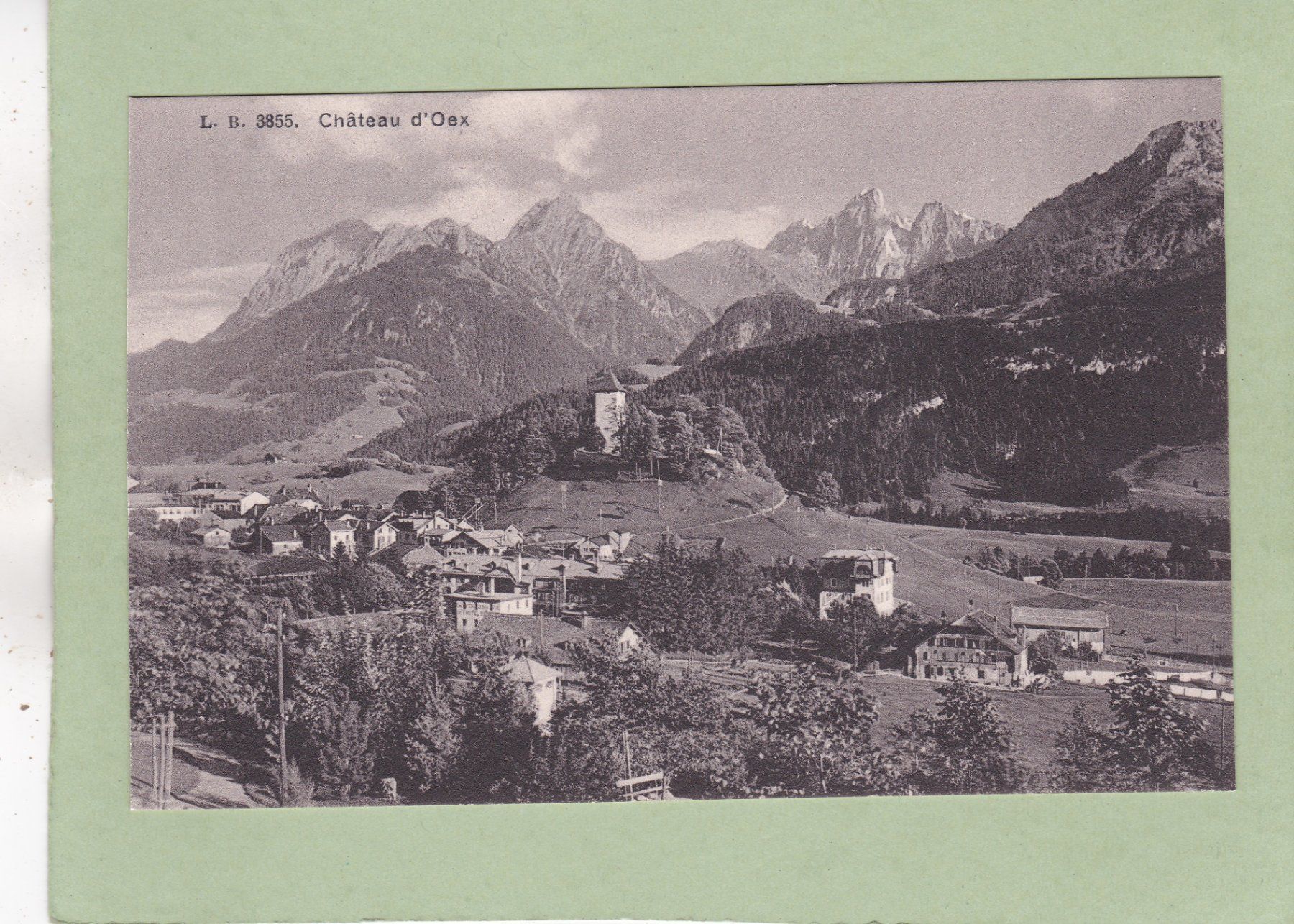 Cartoline postali: Château d' Oex – Usato da Herisau venduto da Lisegrat2008