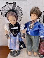 Sammlerpuppen Trachtengruppe Schweiz 2 Puppen mit Kleidung