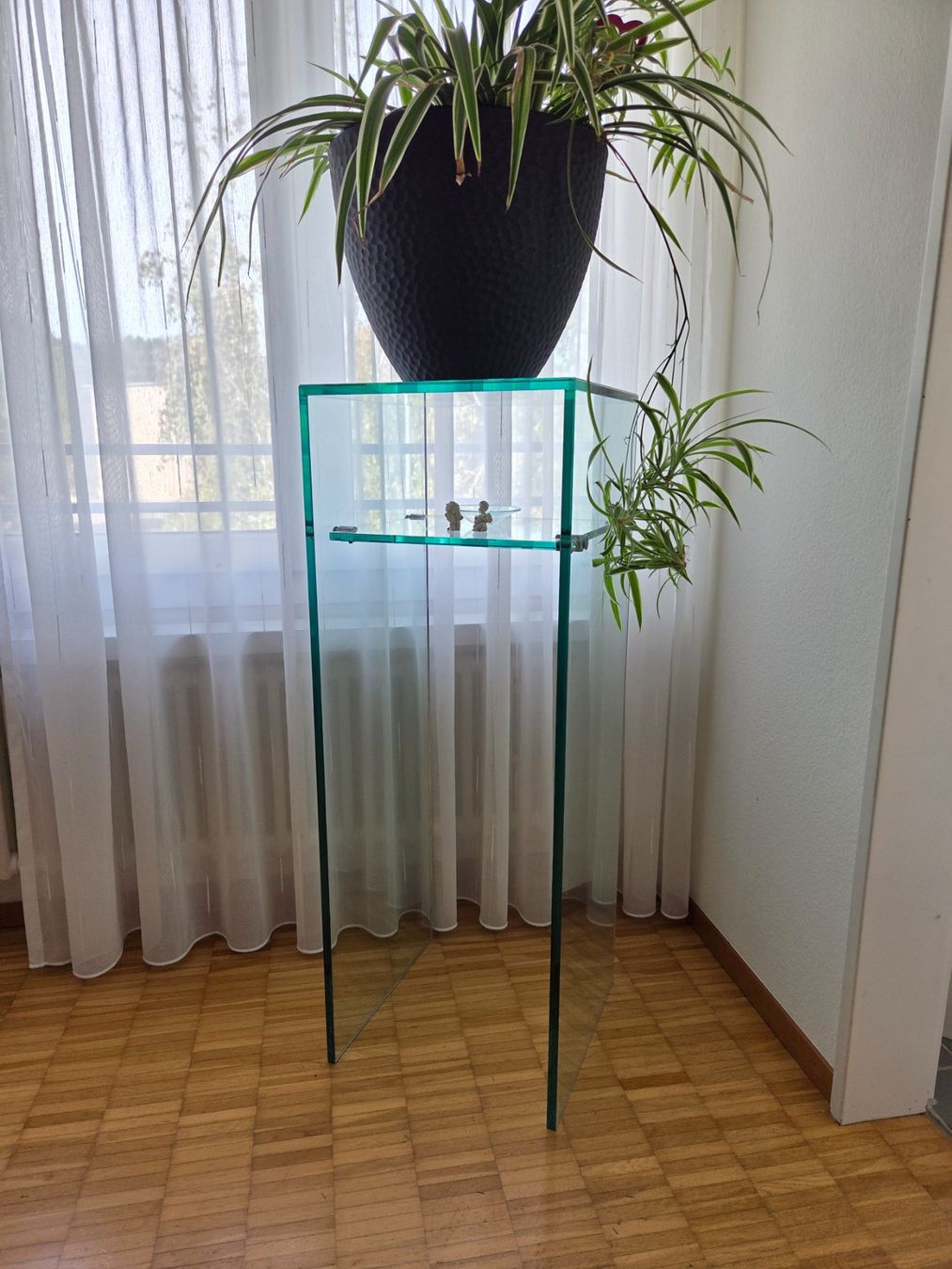 Altro in Decorazioni & Accessori: Säule aus Glas mit Ablage – Usato da Au ZH venduto da noemsi95 2