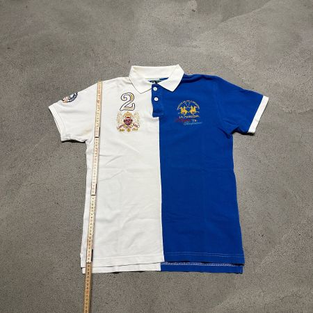 La Martina Polo Shirt Zweifarbig Grösse 2 guter Zustand
