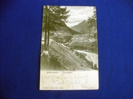 Gotthardbahn - Goeschenen Uralte Postkarte 1904