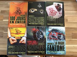 Lot de 6 livres CHERUB missions 1 6 8 10 11 12