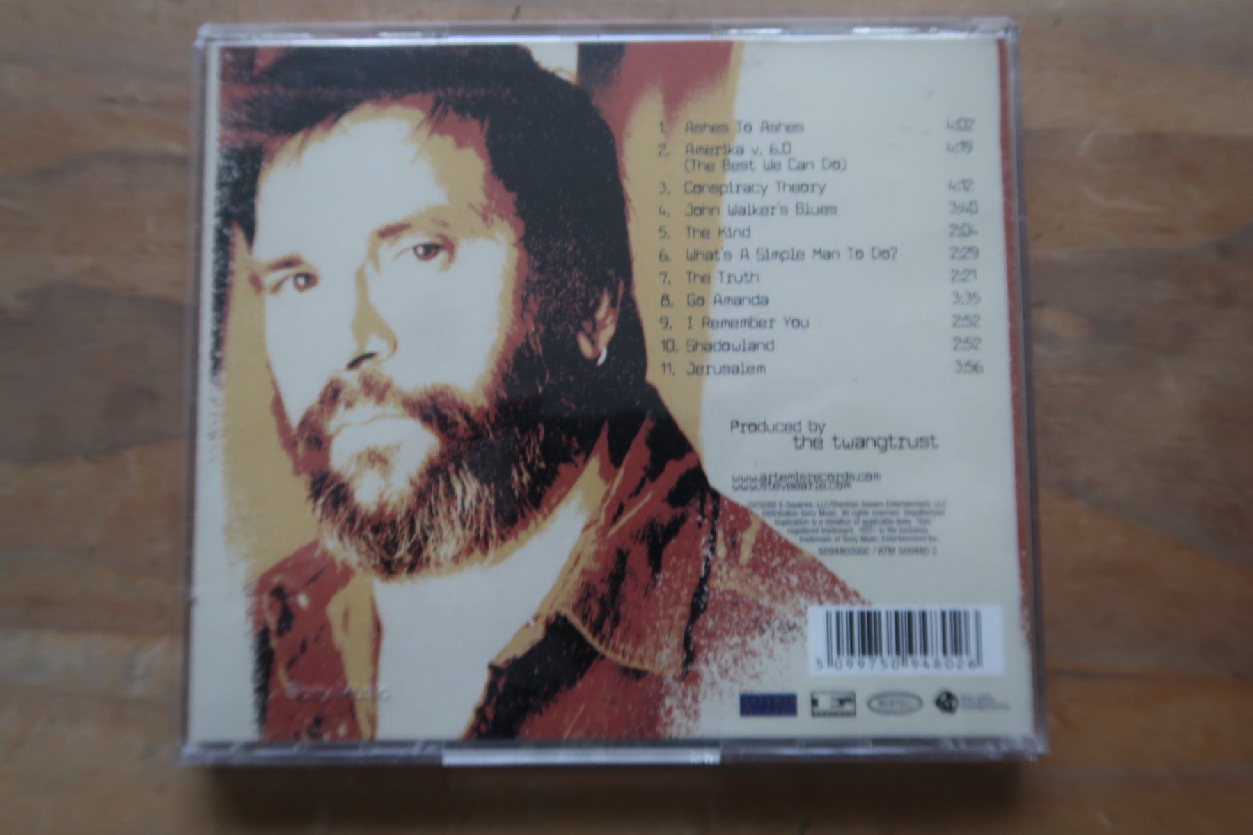 CD: STEVE EARLE - JERUSALEM - CD – Usato da Basel venduto da Patiscat 2