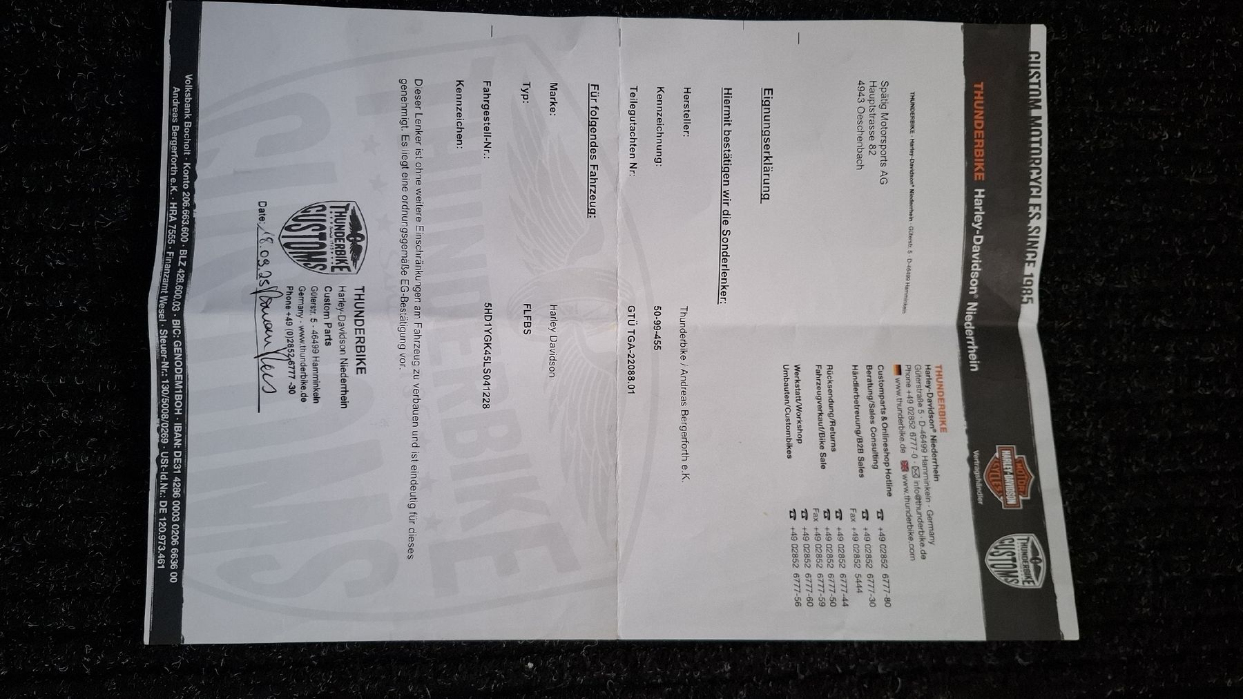 Harley-Davidson Tutti i ricambio per moto: Harley Lenker  – Usato da Luzern venduto da Remo610 3