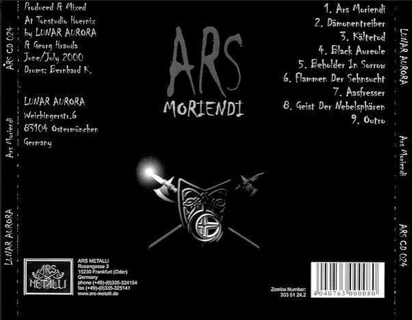 CDs: Lunar aurora - Ars... – Gebraucht aus St-Cergue von VeganWarrior 1
