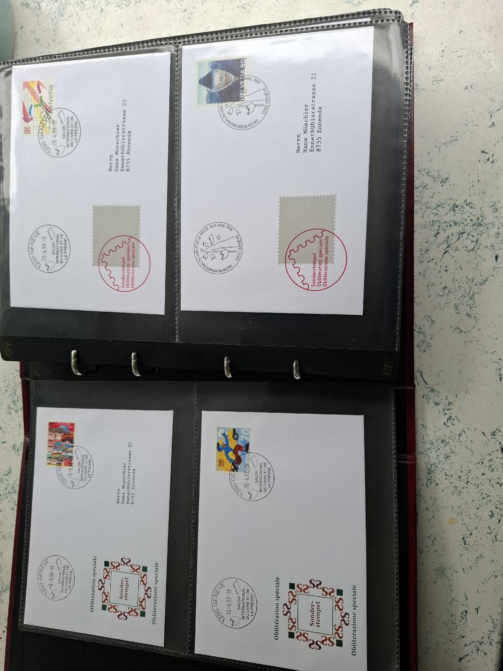 Tutti i francobolli: Briefe Werbe/Sonderstempel Kt.Genf – Usato da Glarus venduto da Strubeli0