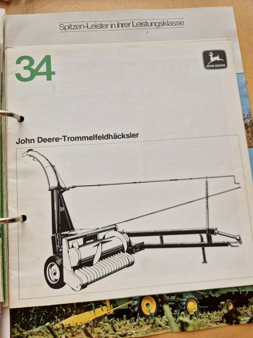 John Deere Trattori: Original John Deere Oldtimer Landmaschinen Prospekte – Usato da Dürnten venduto da Bachtel84 8