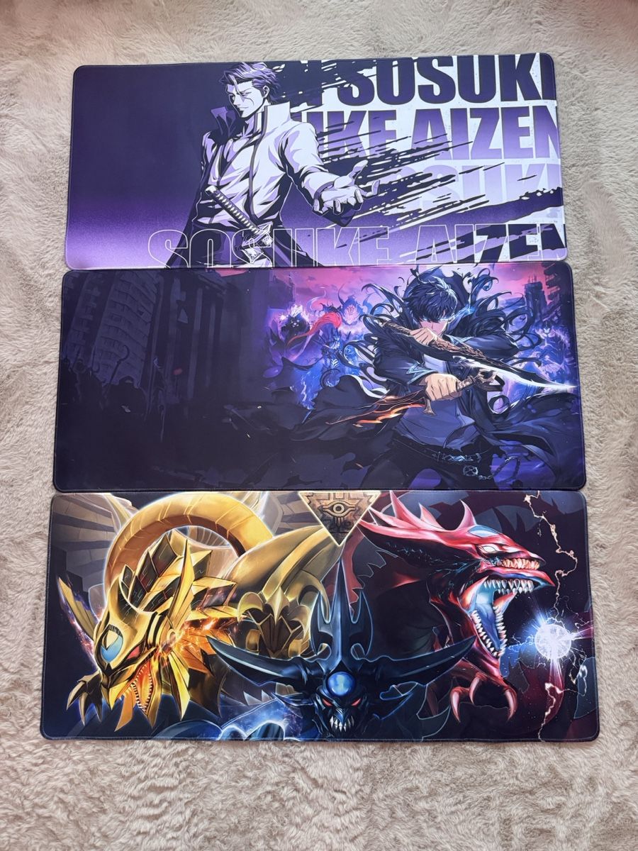 Tappetini per mouse: 3x Anime Mousepads - Bleach - Solo Leveling - YuGiOh – Nuovo (secondo la descrizione) da Bütschwil venduto da Tarkan1907