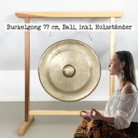 Riesen Buckelgong 77 cm handgehämmert Profi Klang Meditation