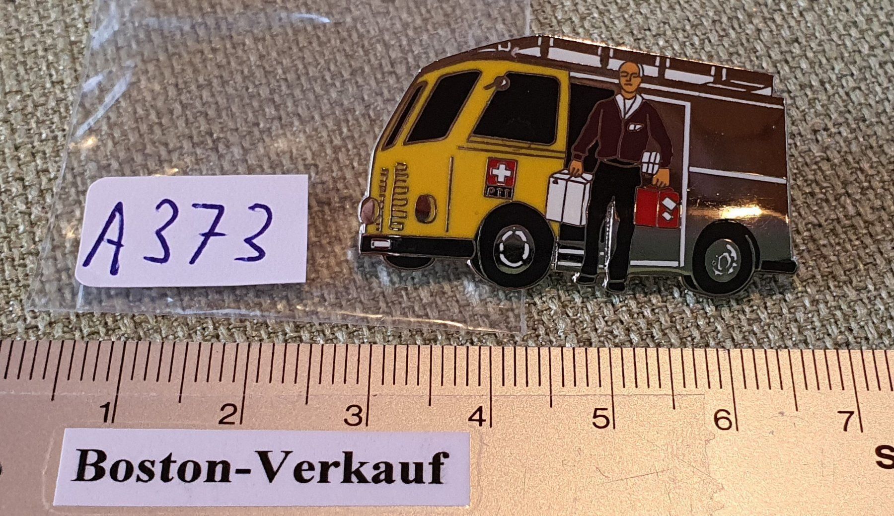 Placchette & Badge: A373 - Pin PTT Post Postauto Zustellung – Usato da Reinach BL venduto da Boston-Verkauf 2