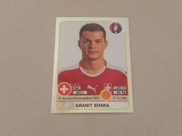 Orginal Panini Fussball Bild Schweiz Granit Xhaka Euro 2016