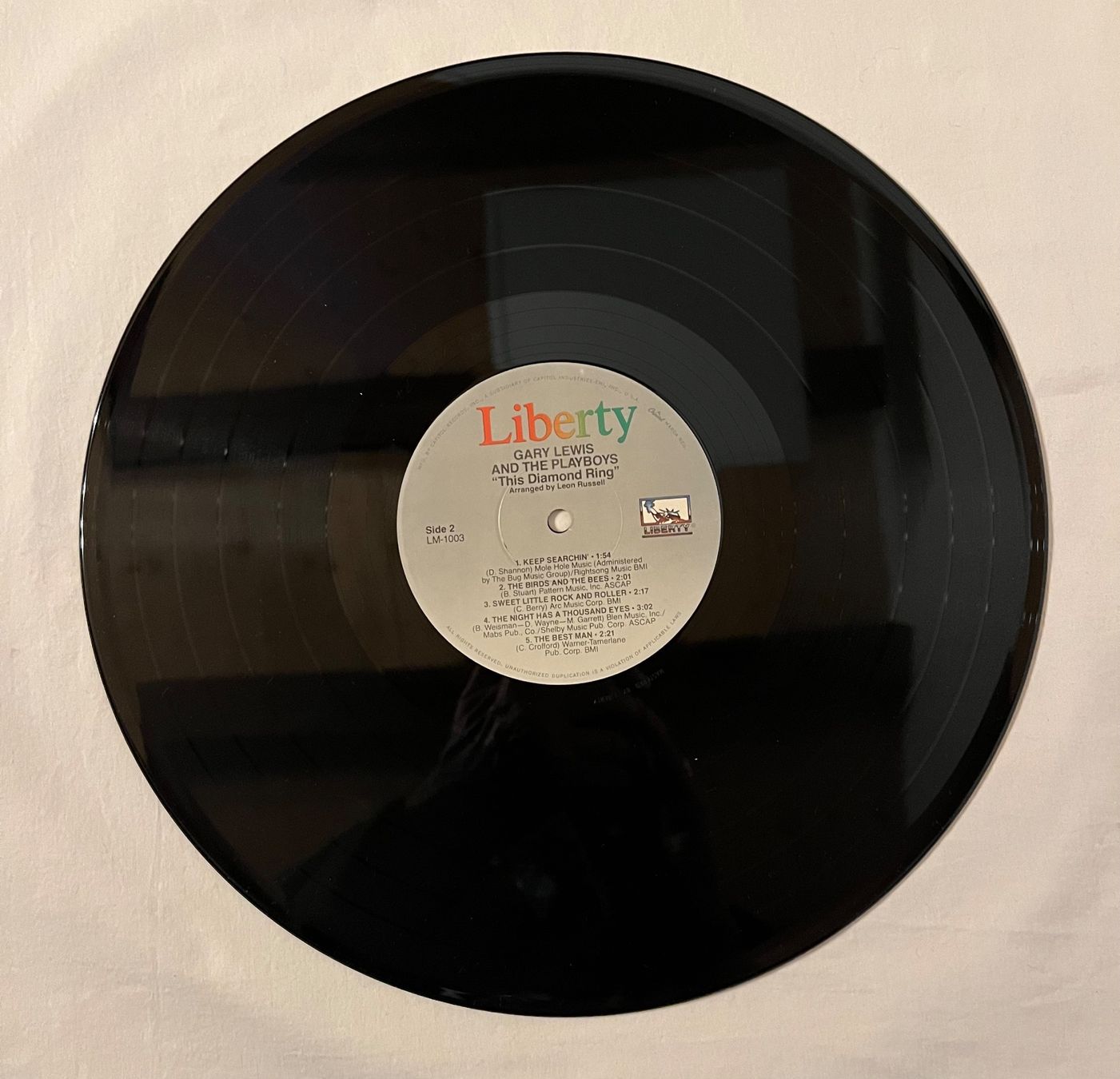 Dischi in vinile: Gary Lewis and the playboys - This Diamond Ring – Usato da Muttenz venduto da Golden_Times 5