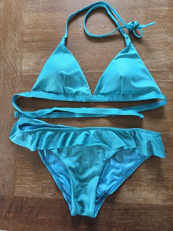 Bikini türkis glitzernd Gr. L