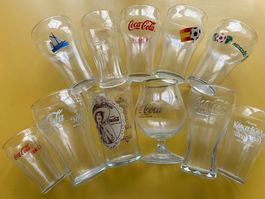 Coca-Cola Gläser Sammlung
