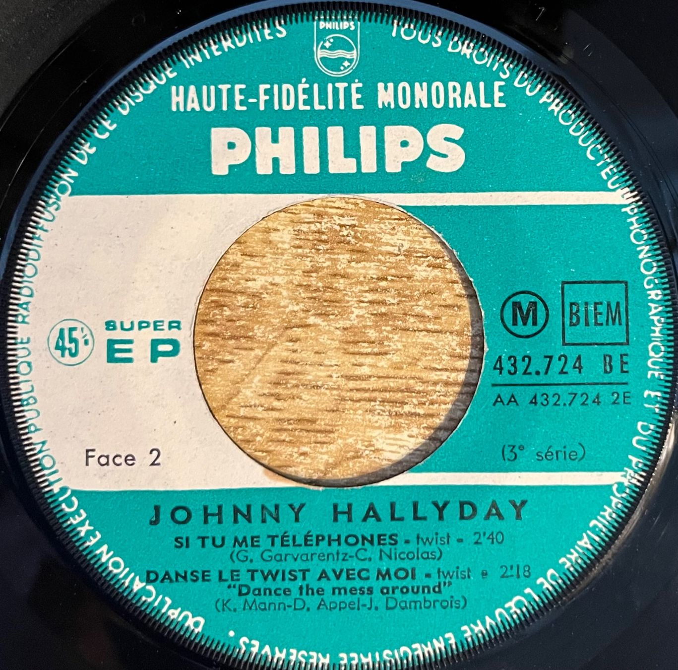 Dischi in vinile: JOHNNY HALLYDAY - WAP-DOU-WAP – Usato da Bussigny venduto da vinyl-pas-cher 3