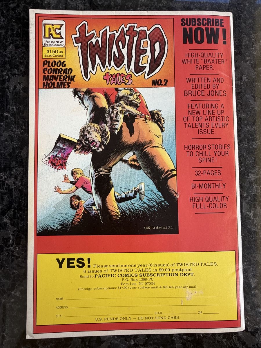 Fumetti: Alien Worlds, Vol.1,1982 Pacific Series  – Usato da Kehrsatz venduto da Raboy 1