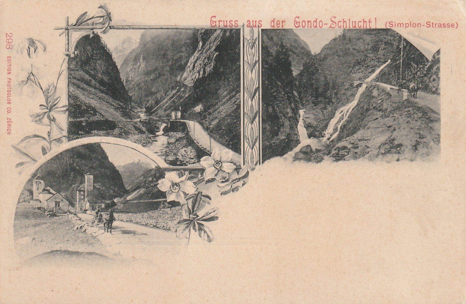 Cartoline postali: Gondo 3-bildrig – Usato da Rorschacherberg venduto da fratovi2