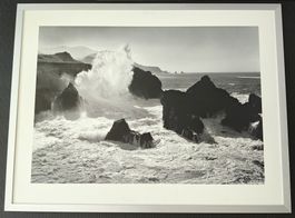 Gerahmtes Bild NORRSUND 90x118 cm Meer Felsen