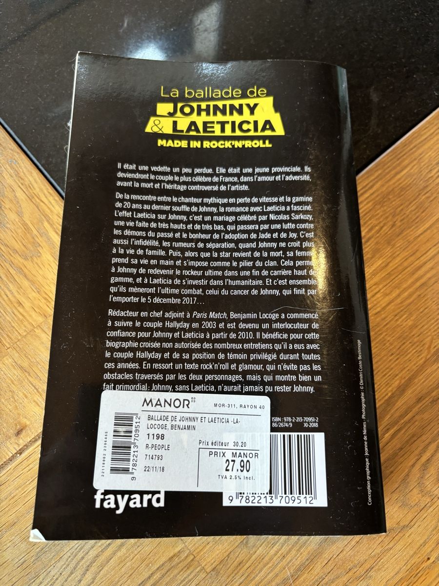 Libri: La ballade de Johnny & Laeticia – Usato da Perroy venduto da barballalla 1