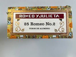 Romeo y Julieta No. 2 Tubos  Original 25er-Kiste  Habanos